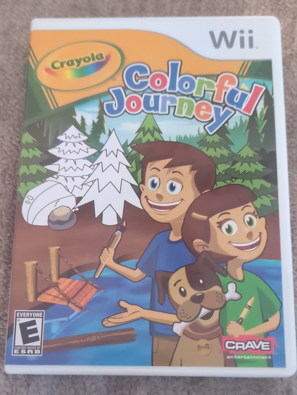Crayola Colorful Journey Wii Game Complete With Manual E For Everyone Great
